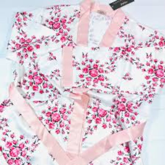 Morgan Lane Robe, Allie in White Floral, L/XL, Brand New - Picture 5 of 10